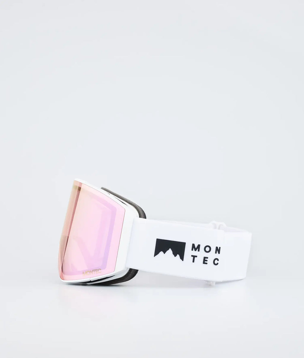Scope Ski Goggles White W/Pink Sapphire Mirror