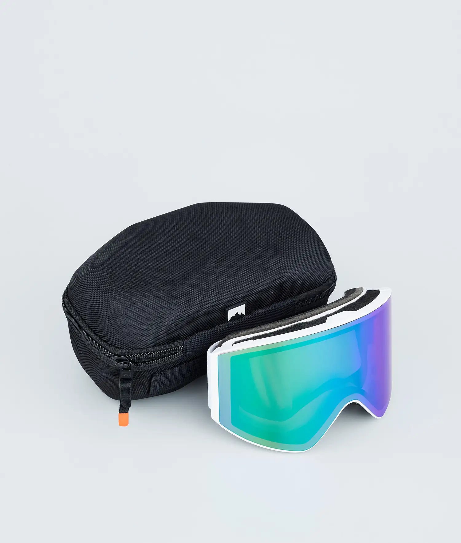 Scope Ski Goggles White W/Tourmaline Green Mirror