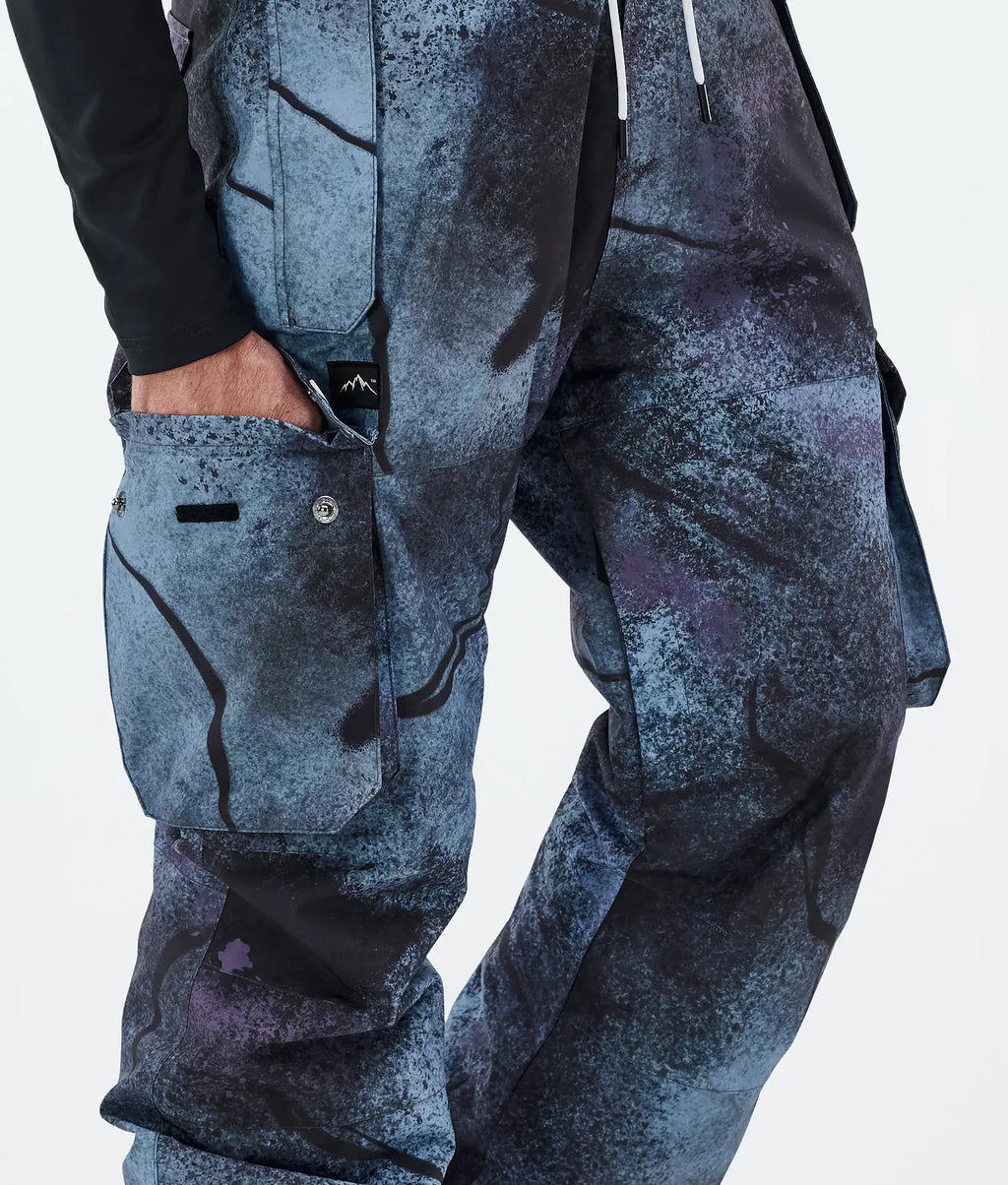 Iconyx Snowboard Pants Men Jungle Purple
