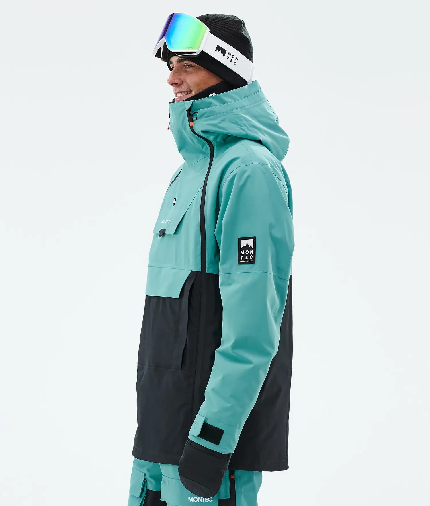 Fury Ski Jacket Men Turquoise/Black