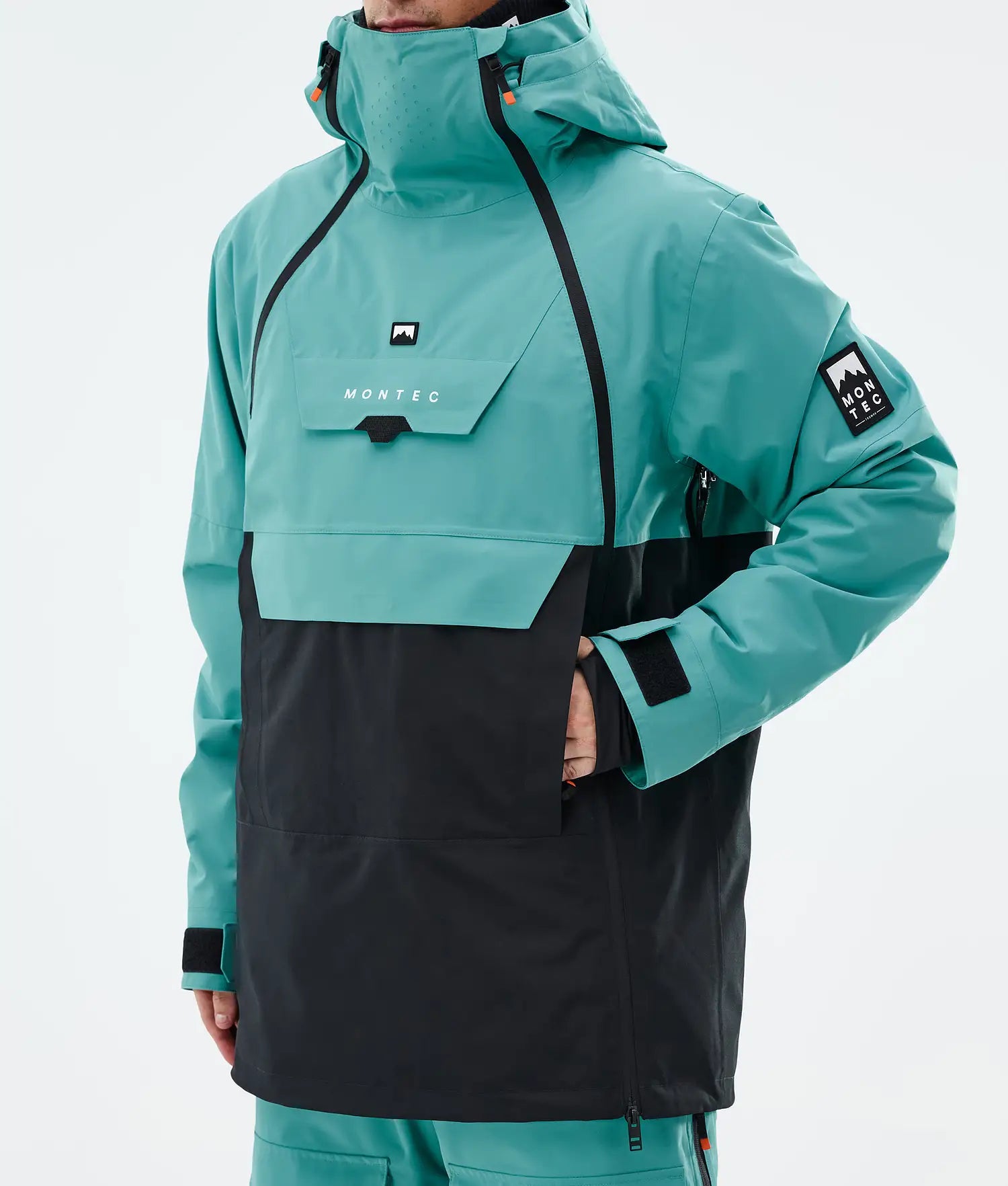 Fury Ski Jacket Men Turquoise/Black