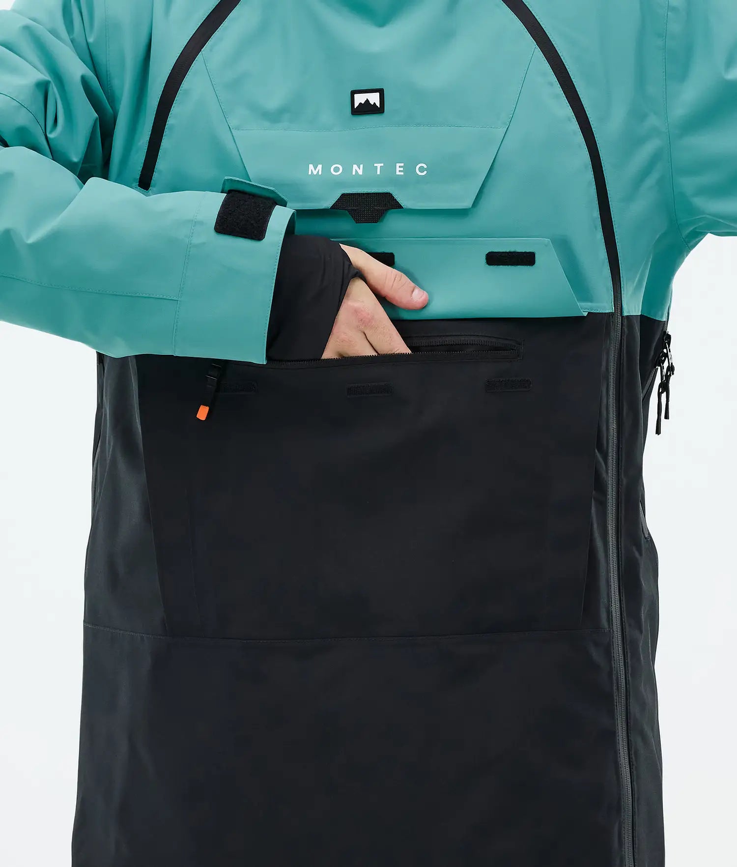 Fury Ski Jacket Men Turquoise/Black