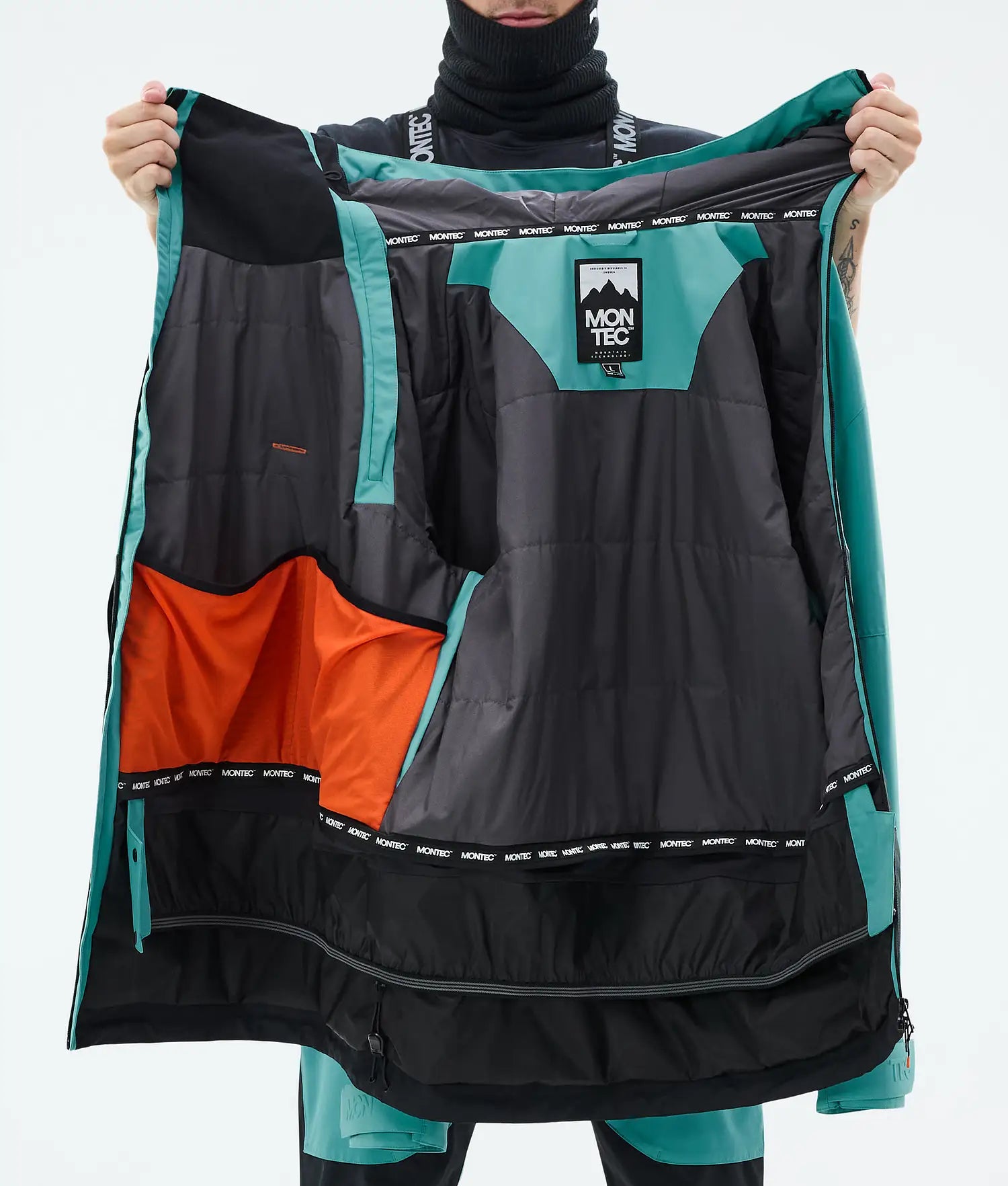 Fury Ski Jacket Men Turquoise/Black
