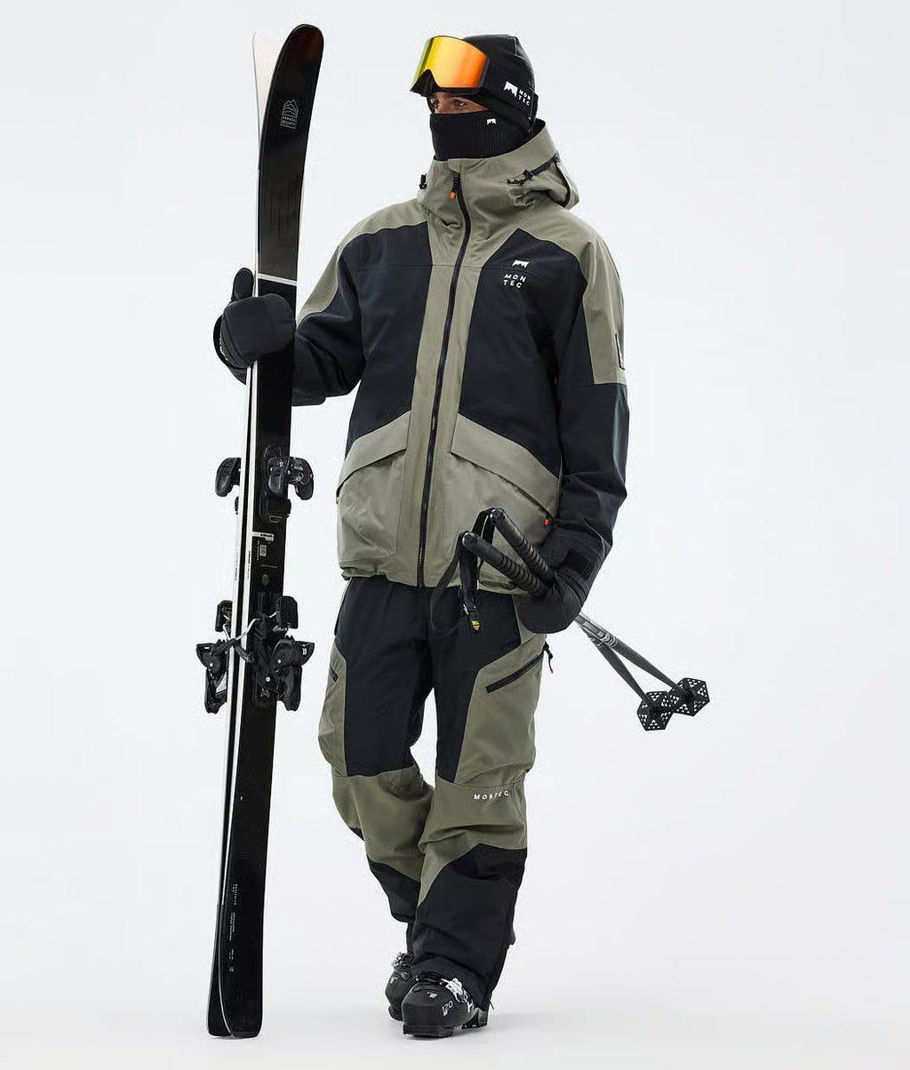 Morph Ski Jacket Men Greenish/Black