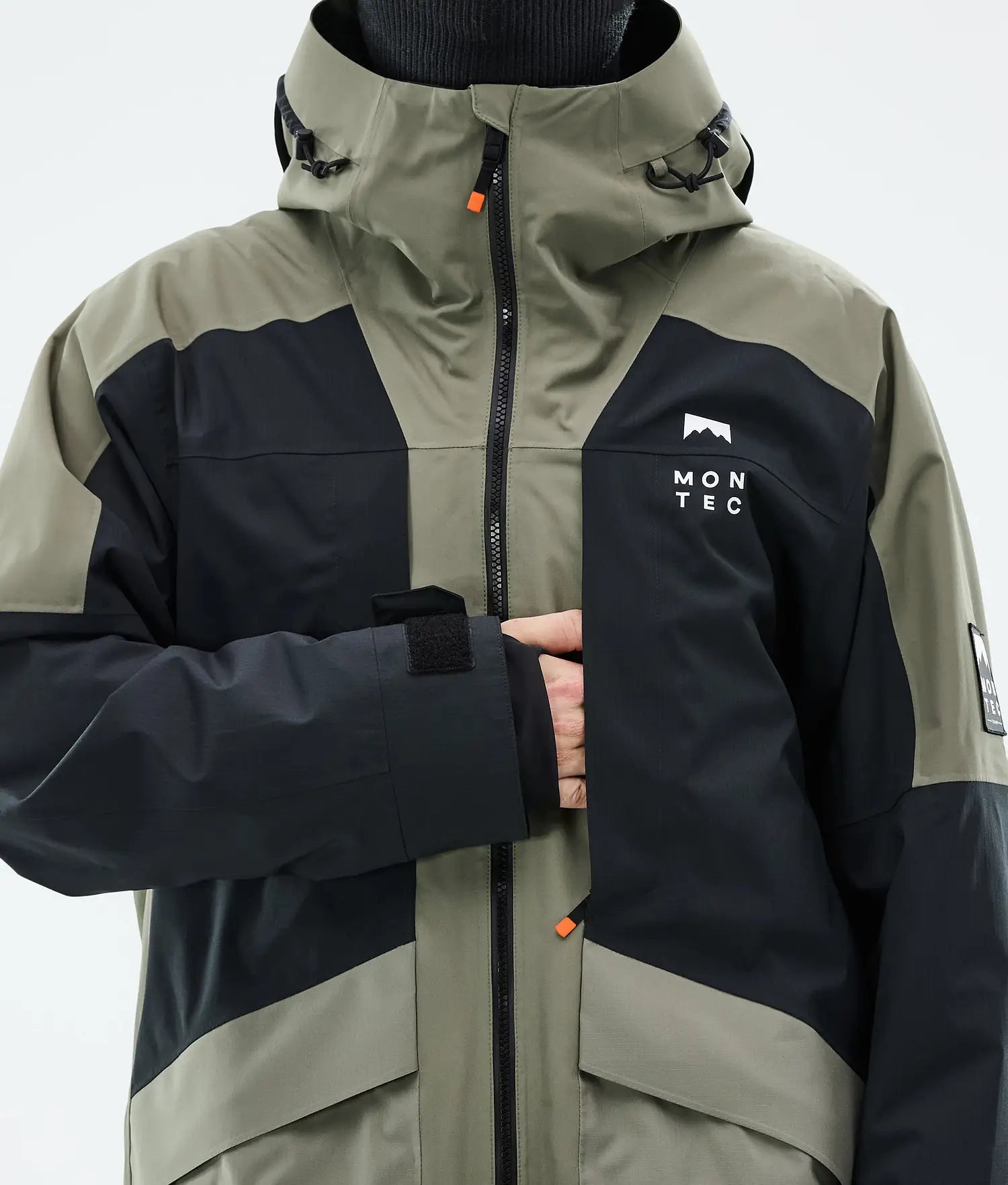 Morph Ski Jacket Men Greenish/Black