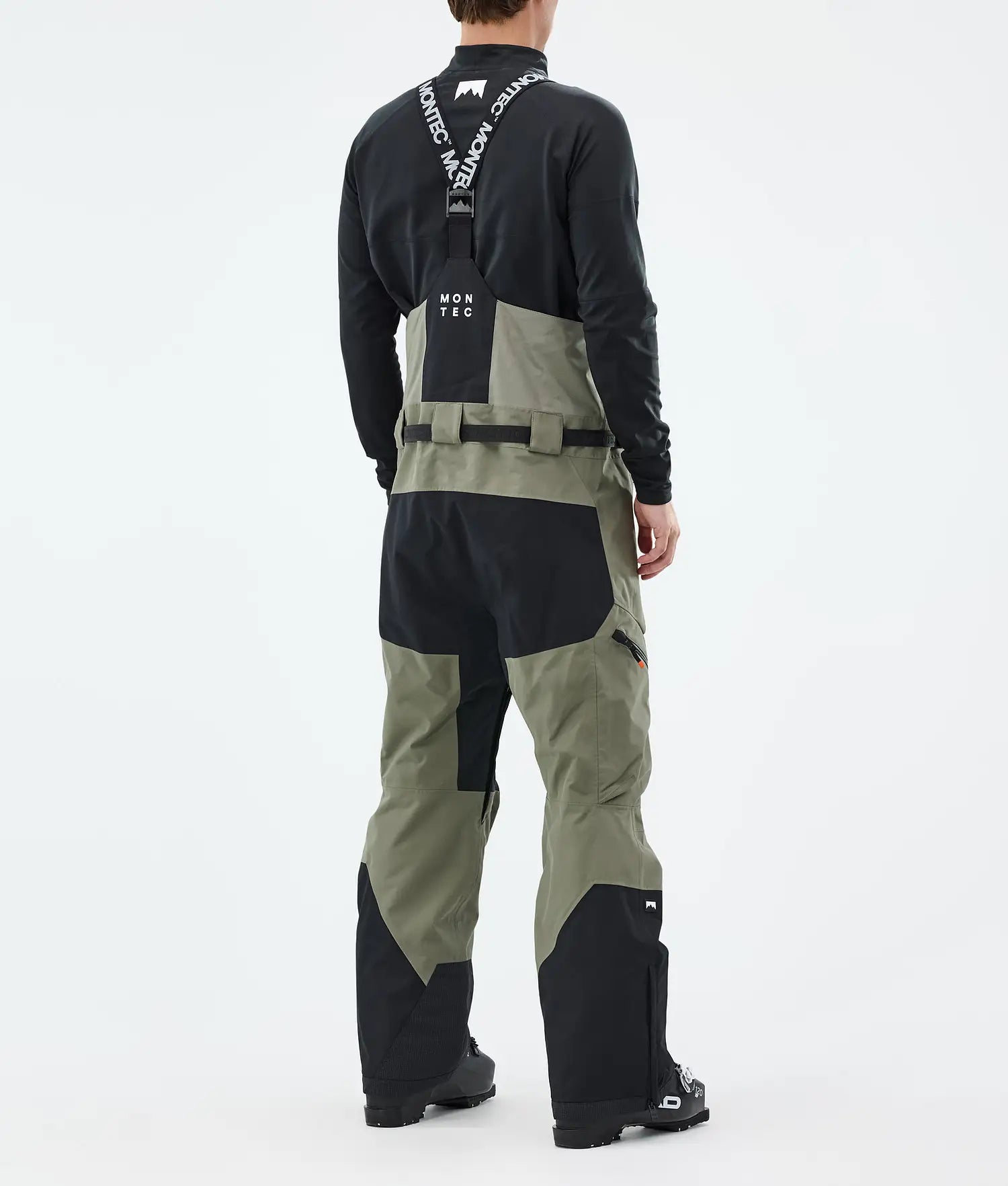 Plow Ski Pants Men Greenish/Black