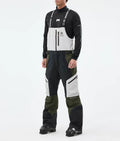 Plow Ski Pants Men Light Grey/Black/Olive Green