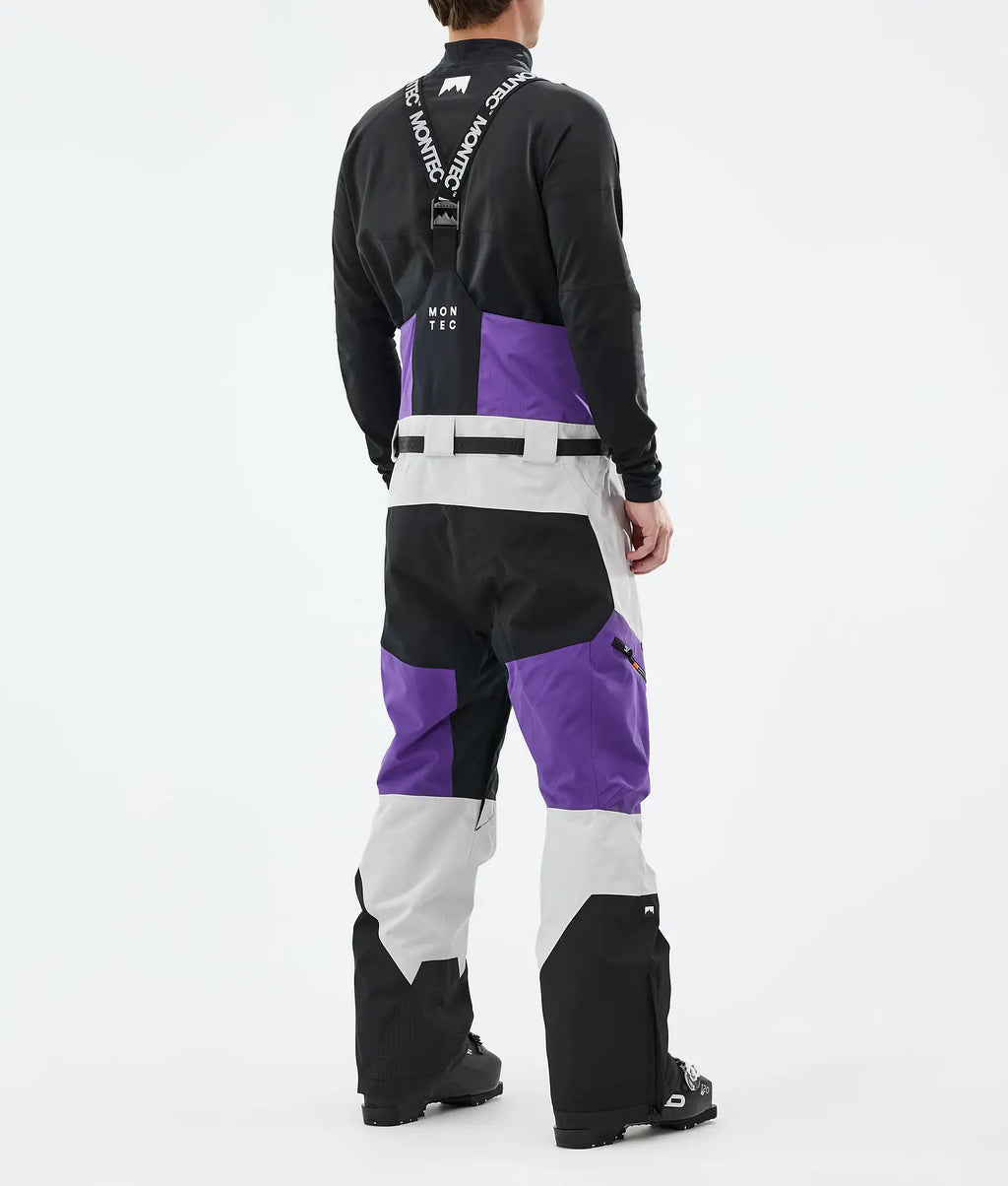 Plow Ski Pants Men Vivid Purple/Black/Light Grey