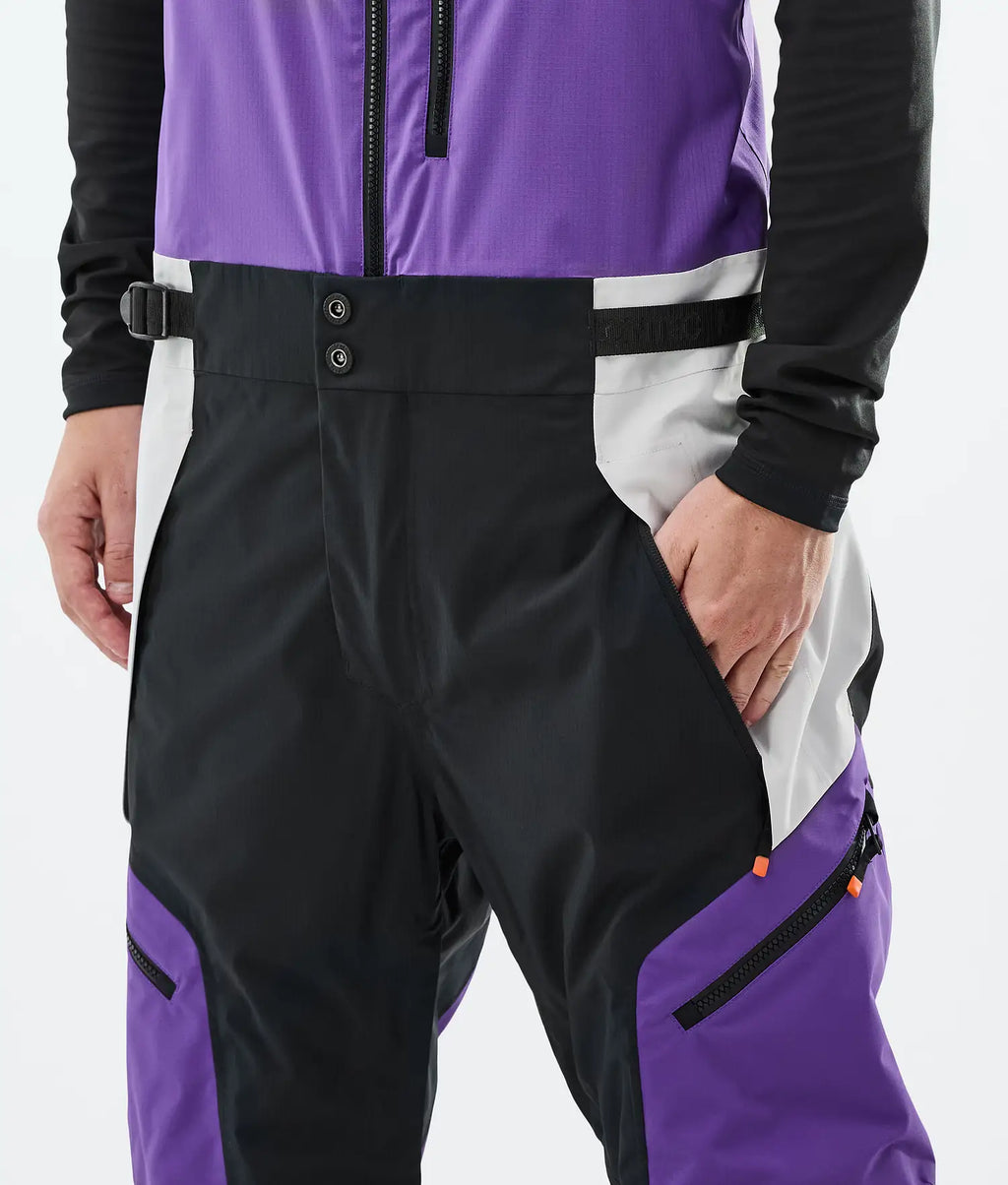 Plow Ski Pants Men Vivid Purple/Black/Light Grey