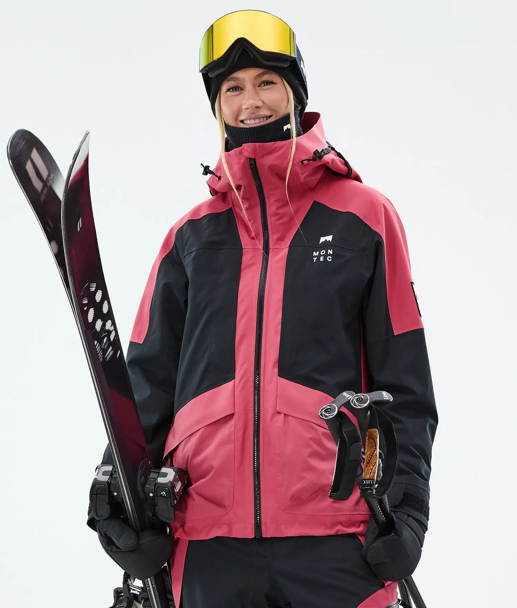 Morph W Ski Jacket Women Light Red/Black