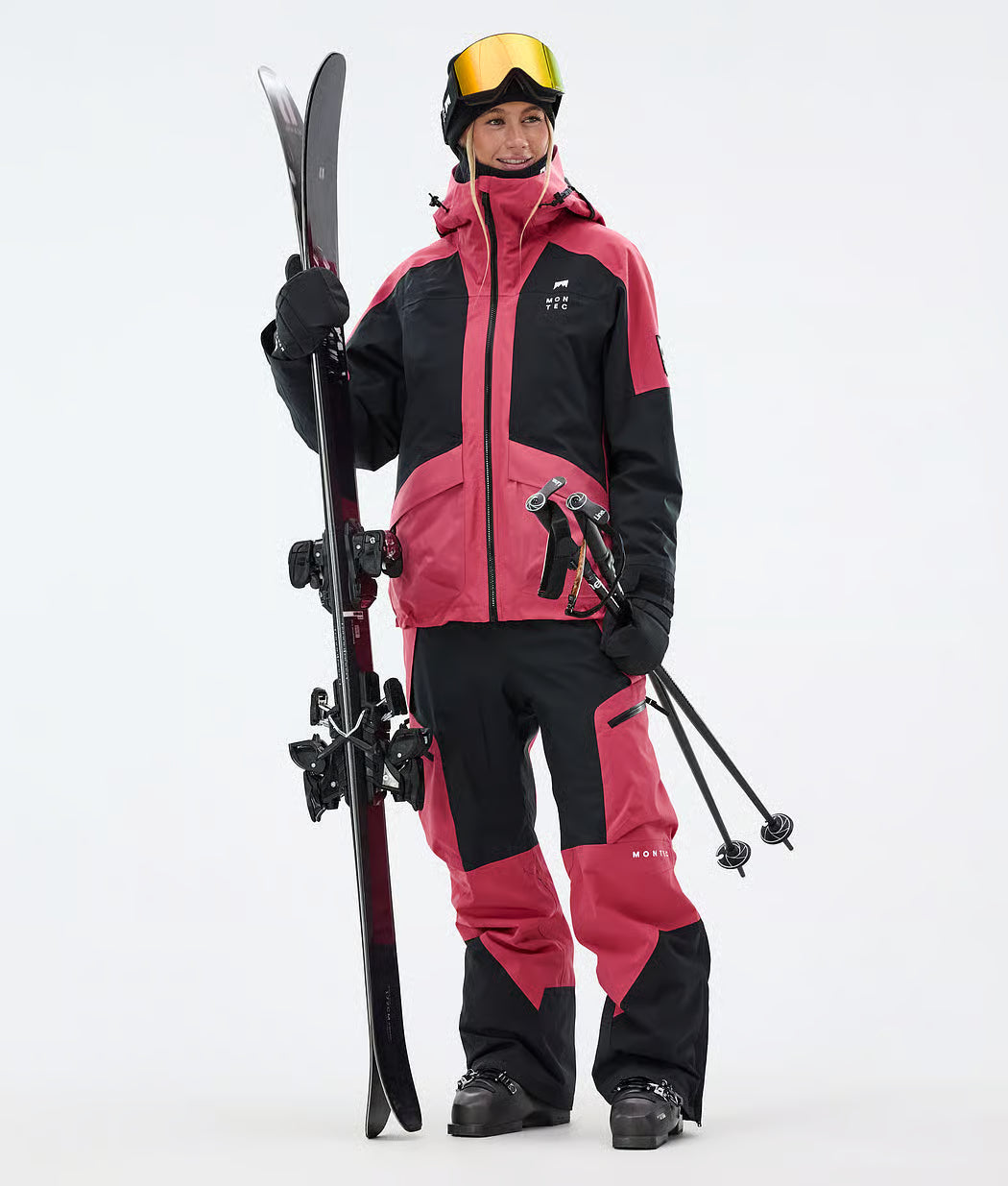 Morph W Ski Jacket Women Light Red/Black