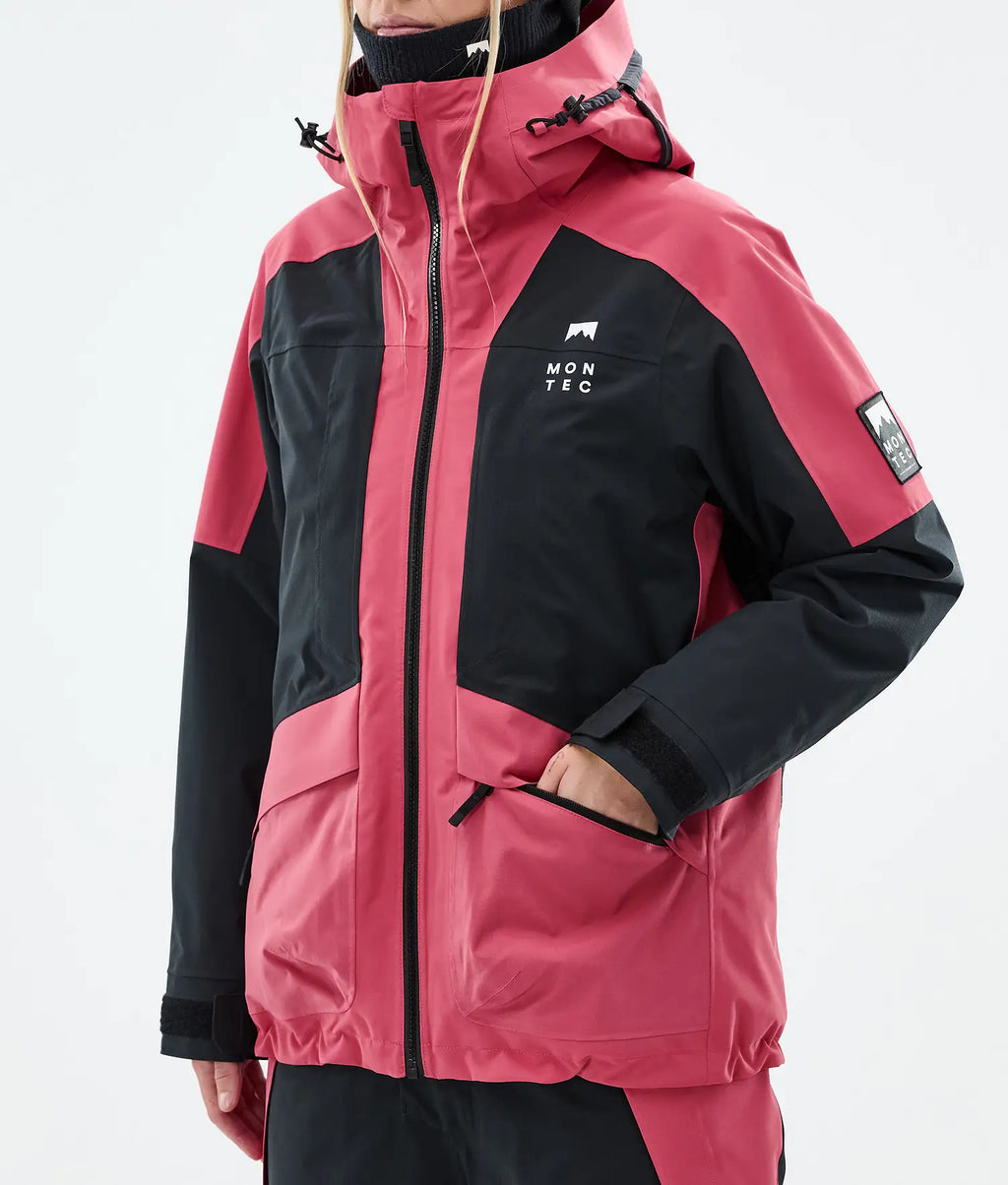 Morph W Ski Jacket Women Light Red/Black