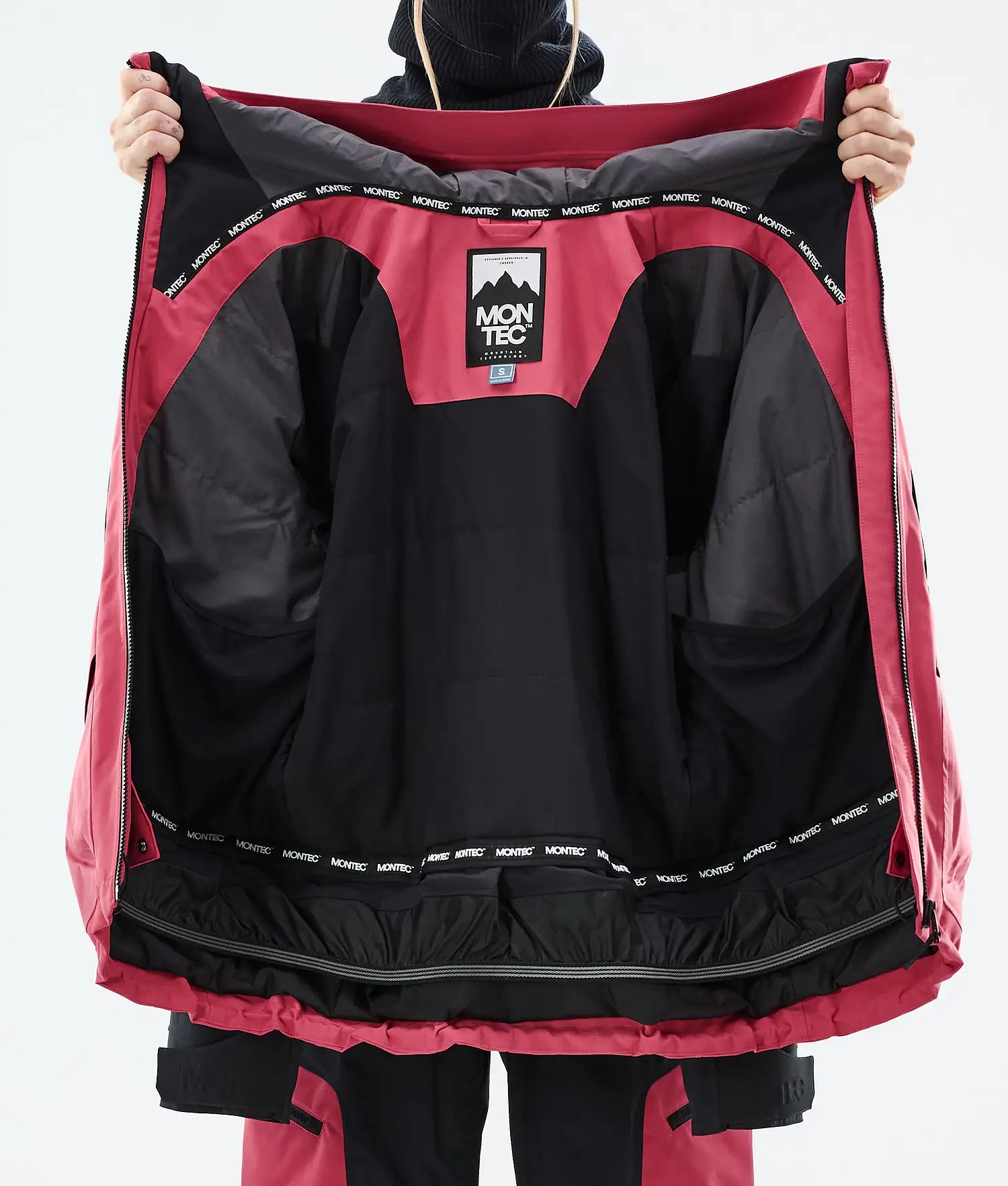 Morph W Ski Jacket Women Light Red/Black