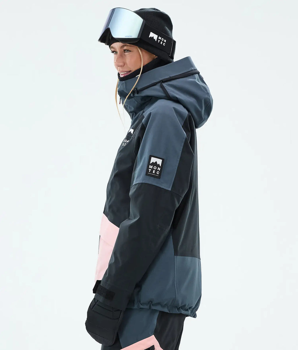 Morph W Ski Jacket Women Metal Blue/Black/Soft Pink