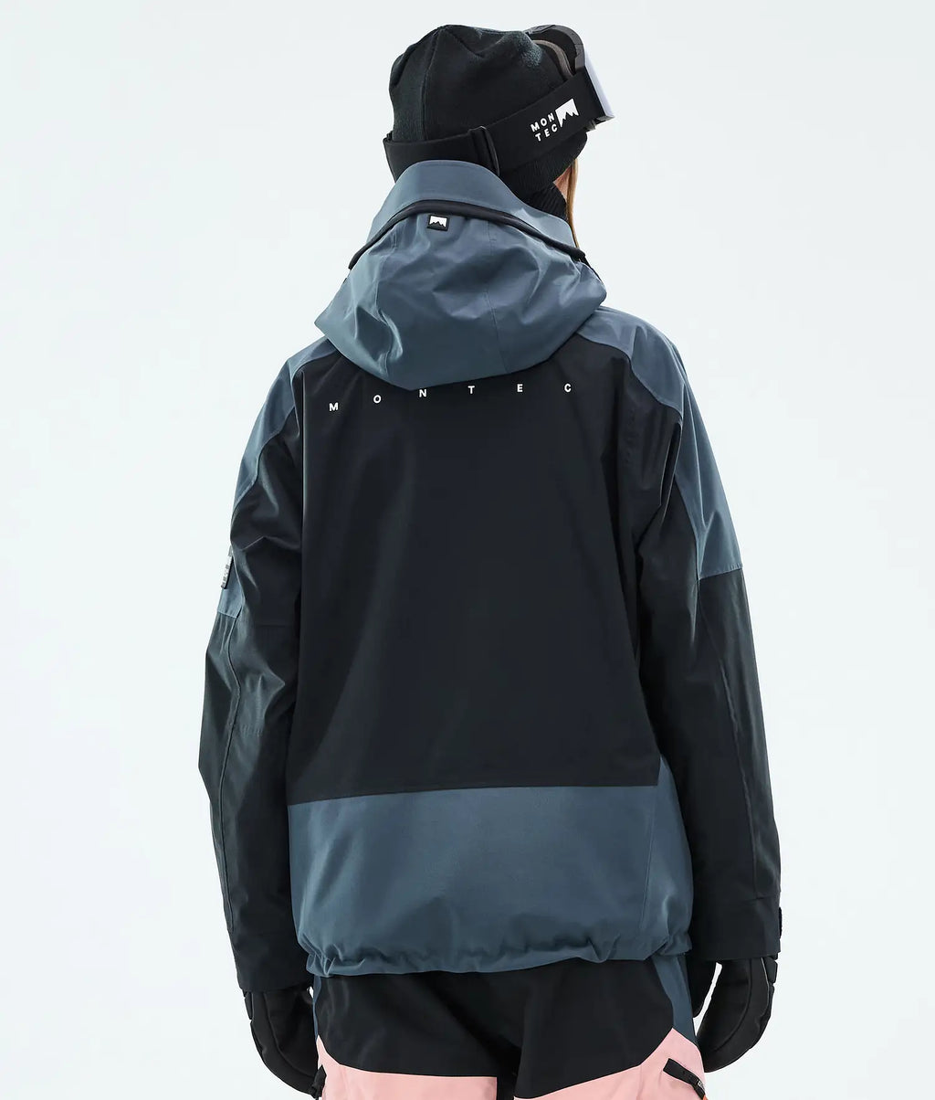 Morph W Ski Jacket Women Metal Blue/Black/Soft Pink