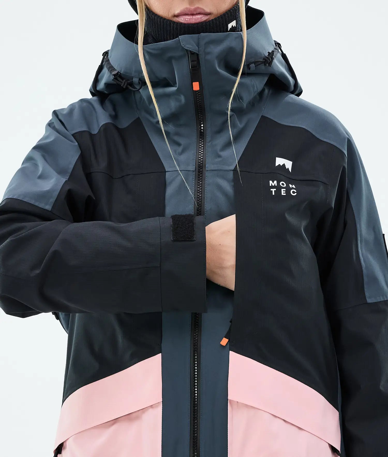 Morph W Ski Jacket Women Metal Blue/Black/Soft Pink