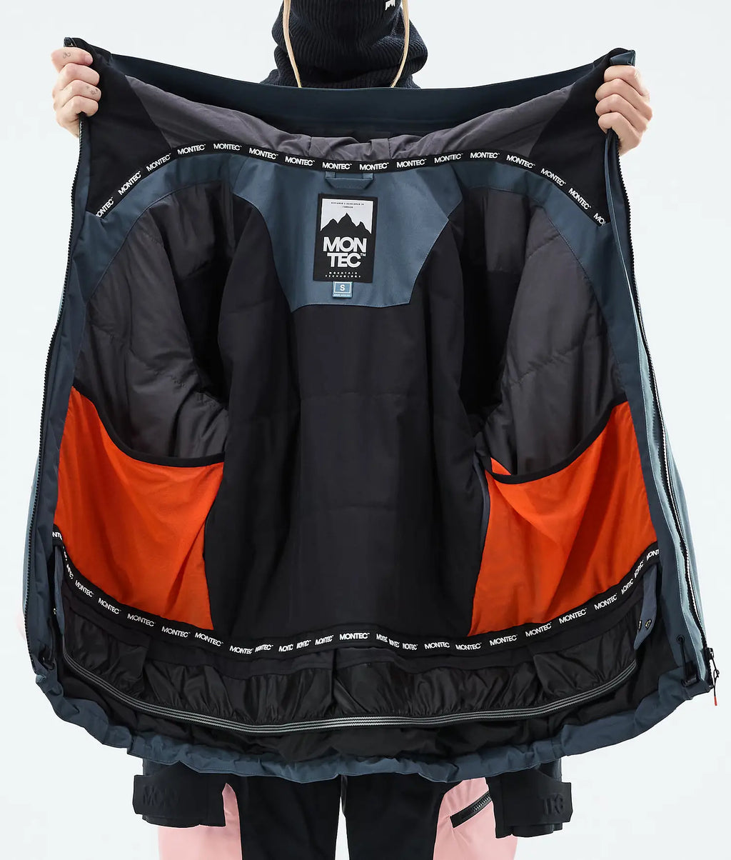 Morph W Ski Jacket Women Metal Blue/Black/Soft Pink