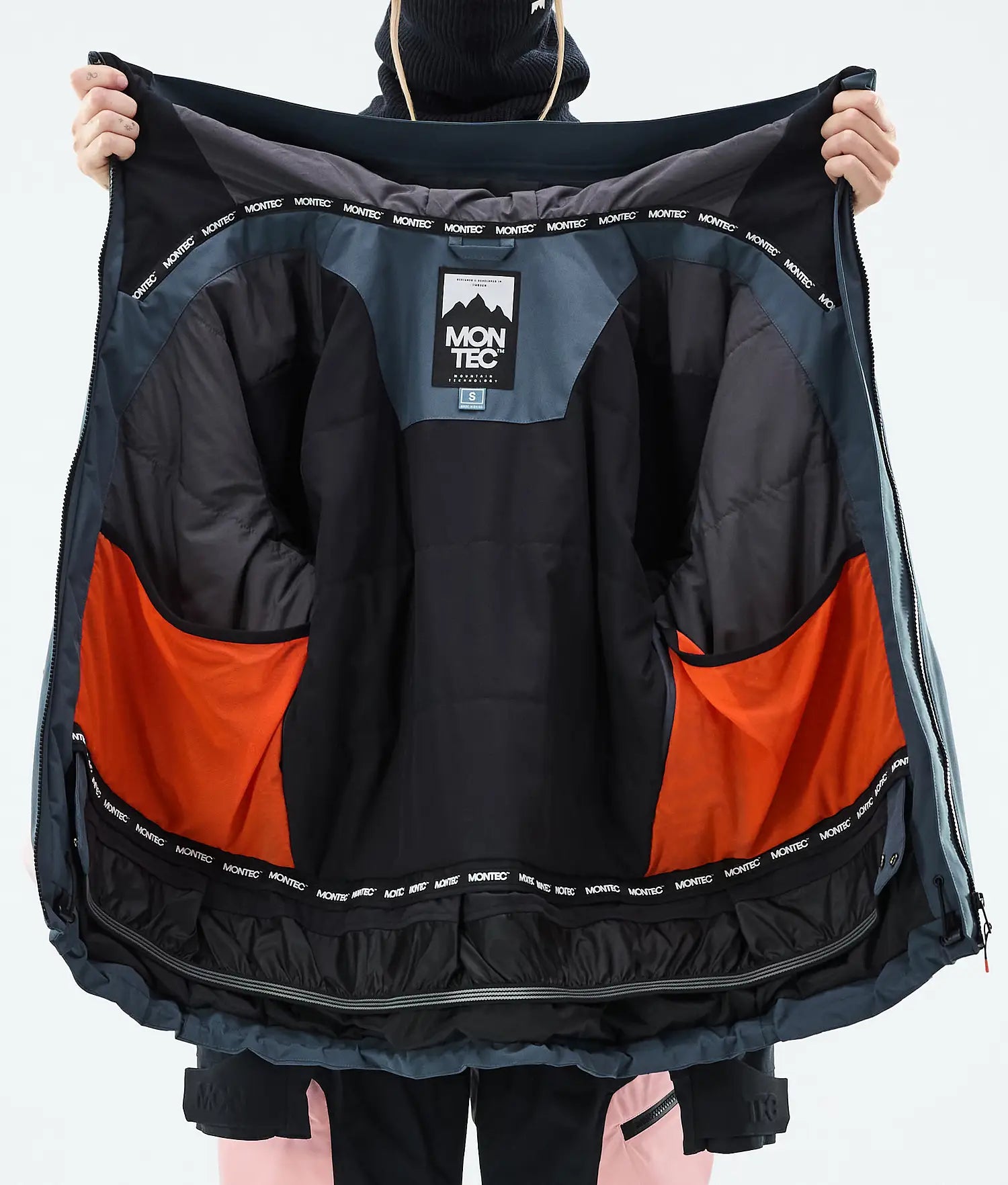 Morph W Ski Jacket Women Metal Blue/Black/Soft Pink