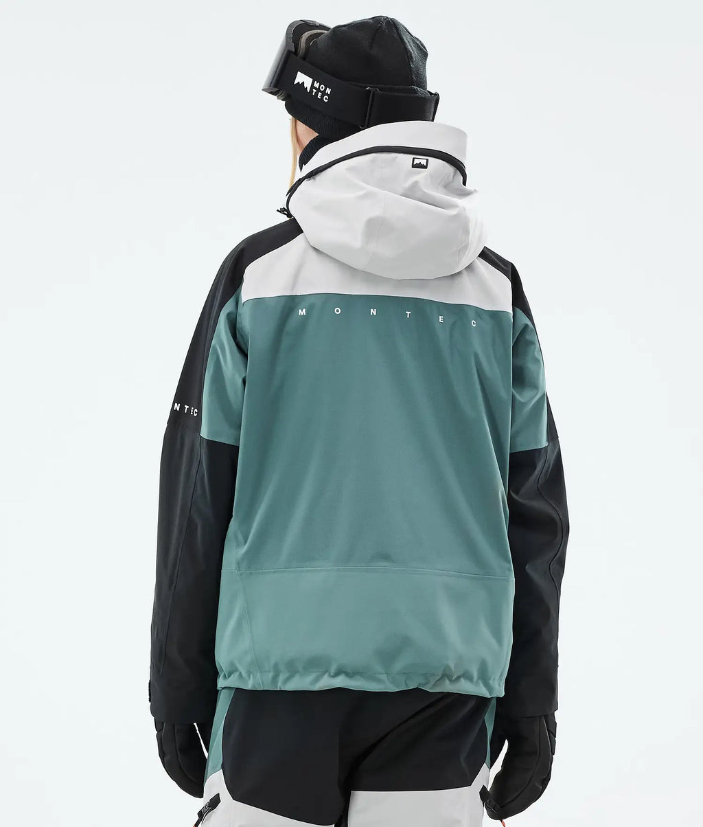 Specter W Ski Jacket Women Light Grey/Black/Atlantic