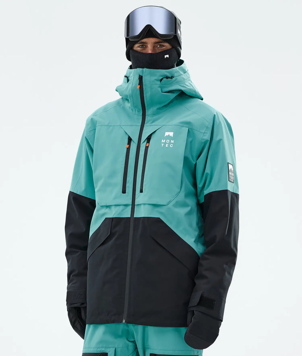Bow Ski Jacket Men Turquoise/Black