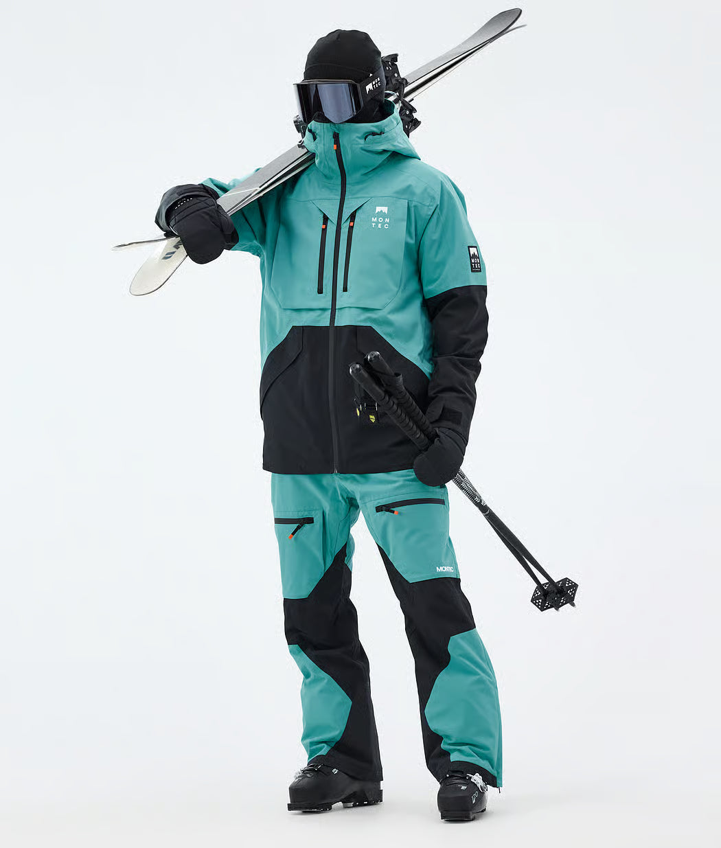 Bow Ski Jacket Men Turquoise/Black