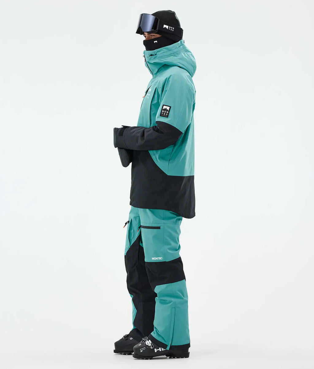 Bow Ski Jacket Men Turquoise/Black