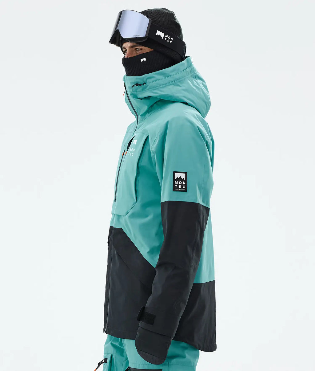 Bow Ski Jacket Men Turquoise/Black