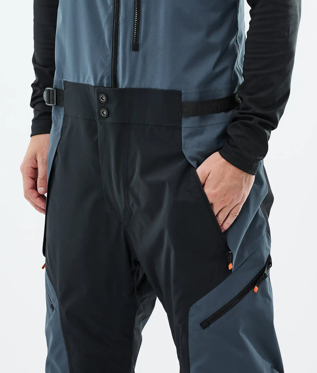 Plow Ski Pants Men Metal Blue/Black