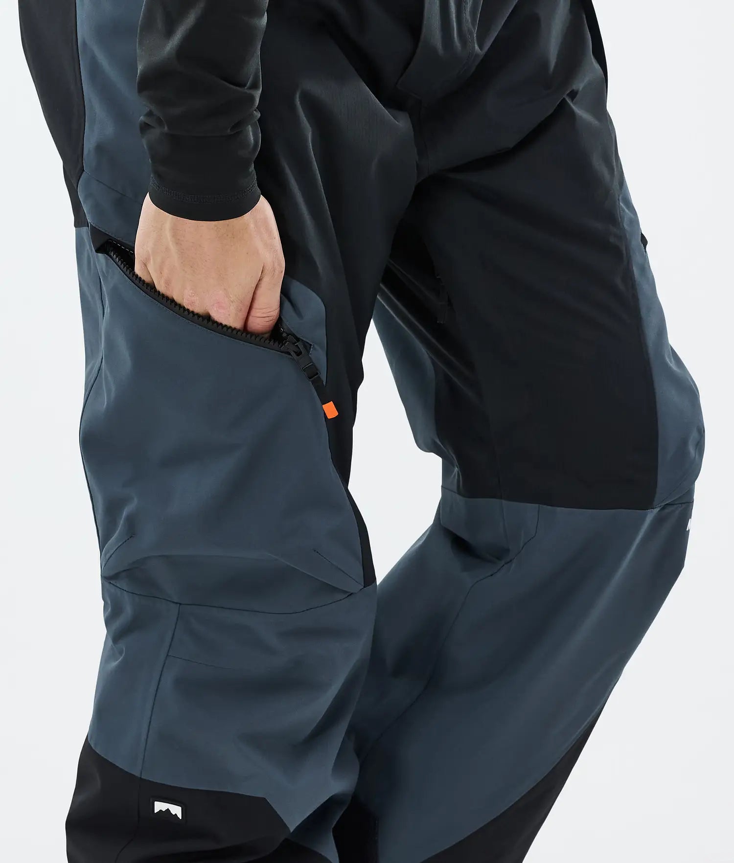 Plow Ski Pants Men Metal Blue/Black