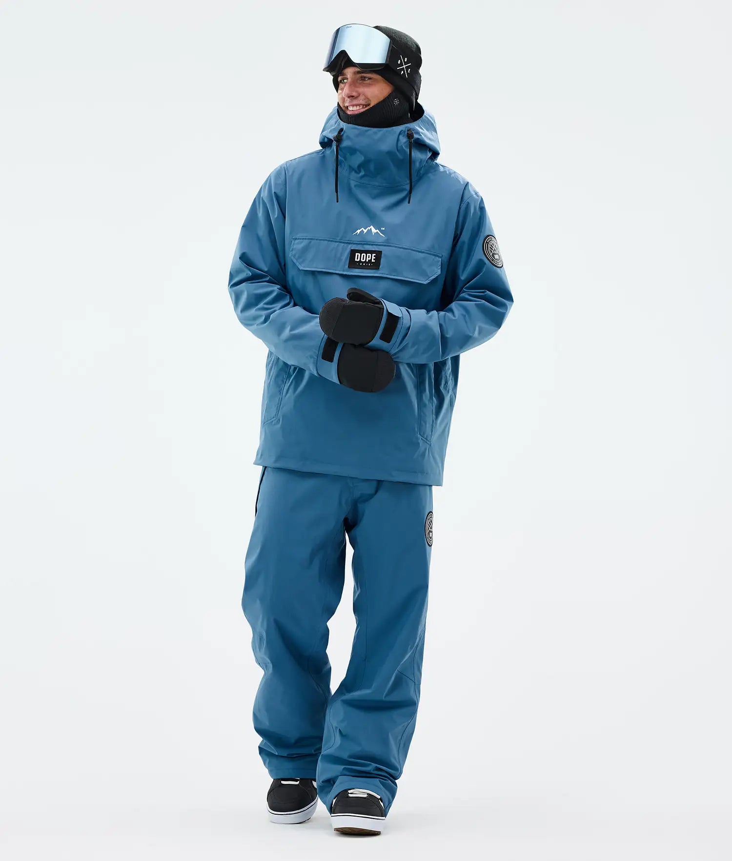 Bliz Snowboard Pants Men Blue Steel