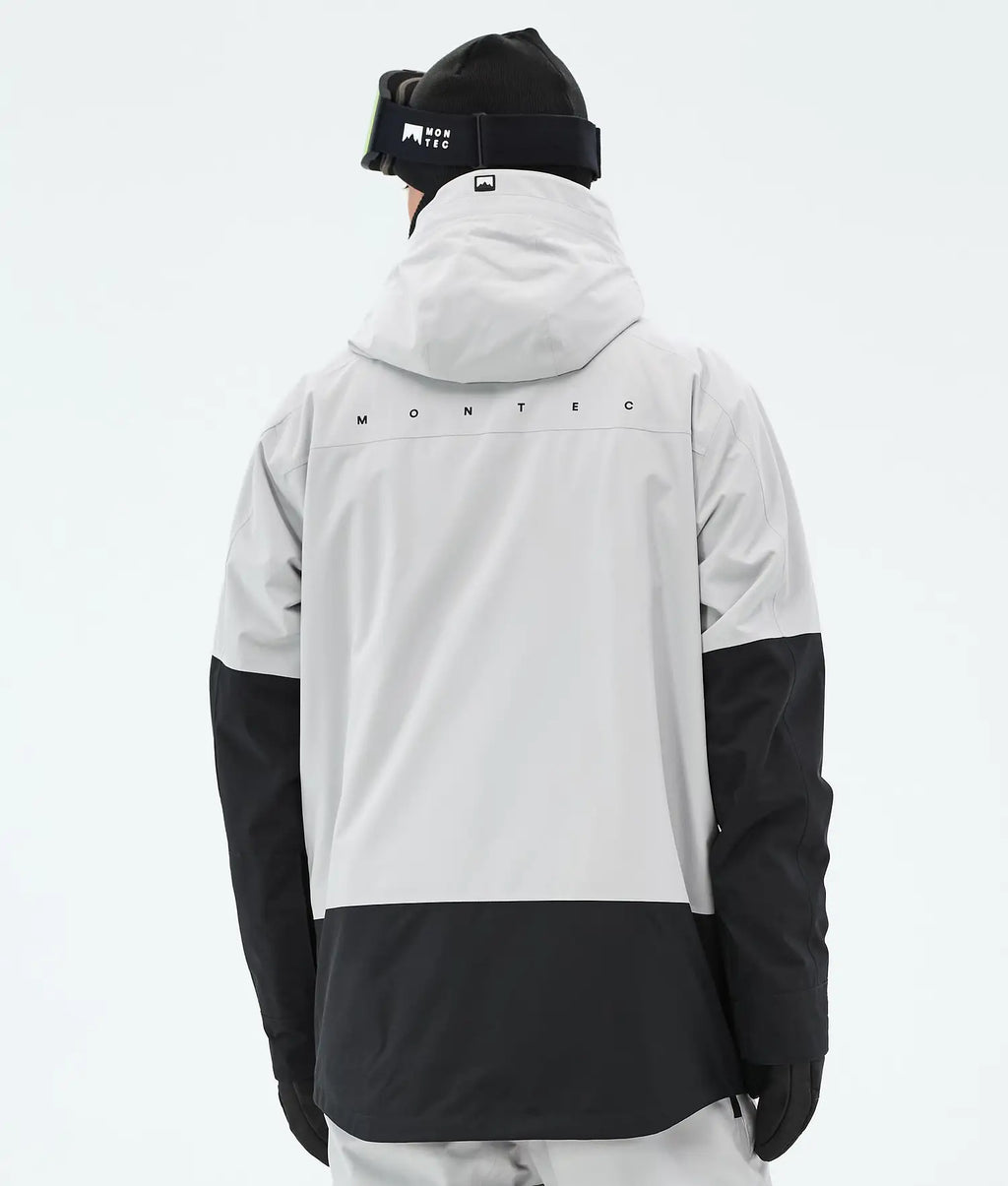 Bow Ski Jacket Men Light Grey/Black