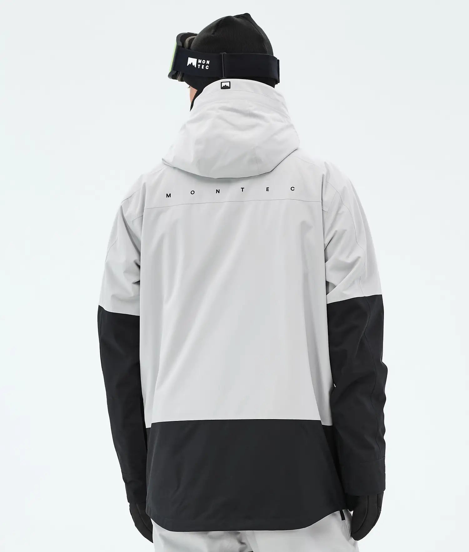 Bow Ski Jacket Men Light Grey/Black