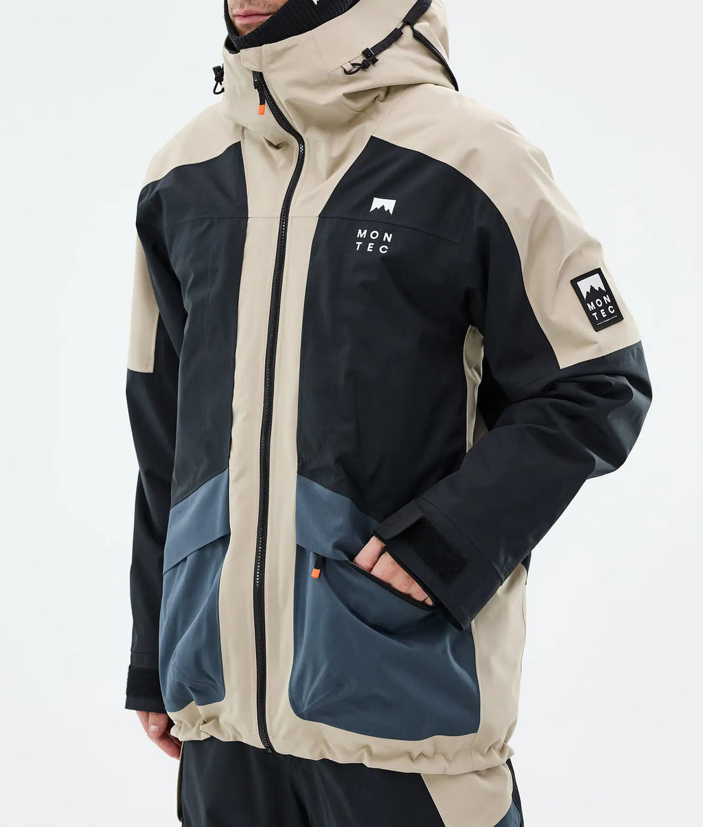 Morph Ski Jacket Men Sand/Black/Metal Blue