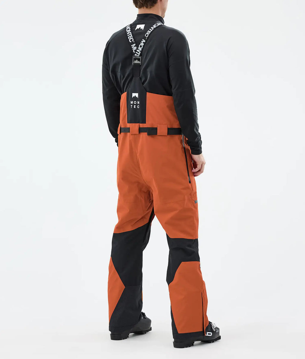 Bow Ski Pants Men Burned Orange/Black