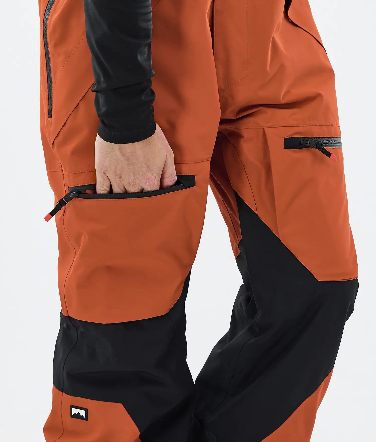 Bow Ski Pants Men Burned Orange/Black