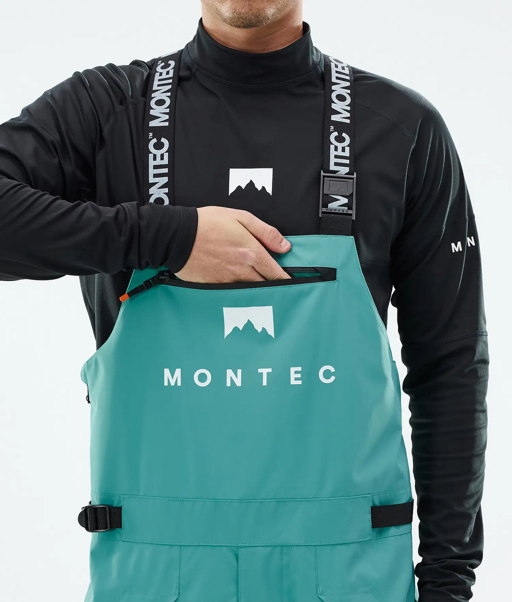 Bow Ski Pants Men Turquoise/Black