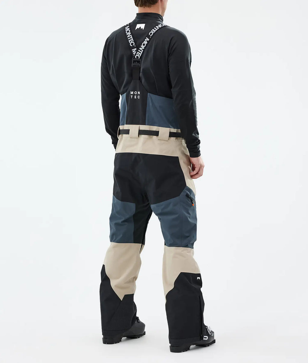 Plow Ski Pants Men Metal Blue/Black/Sand