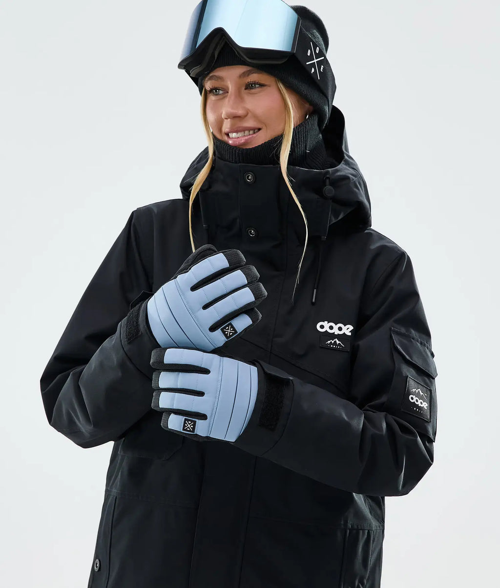 Ace Ski Gloves Light Blue
