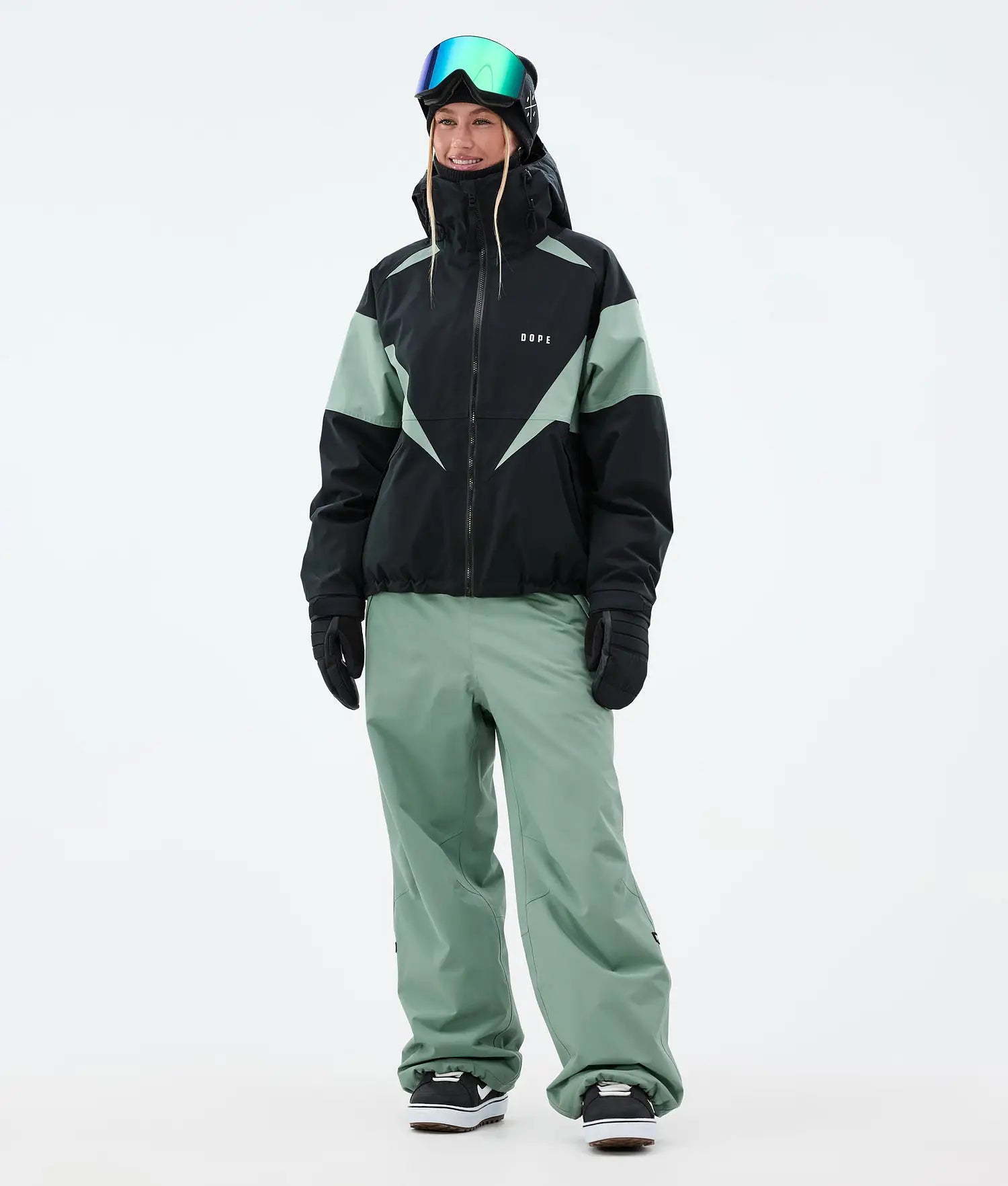Big W Snowboard Pants Women Faded Green